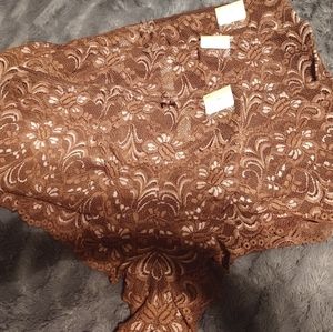 Four pair lace panties NWT